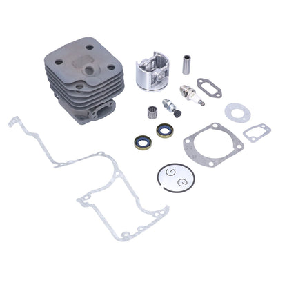Chainsaw Cylinder Piston Kit Relief Valve Spark Plug 52mm Fit for Husqvarna 61 268 272 272XP V1294-YM0523-3111210396711