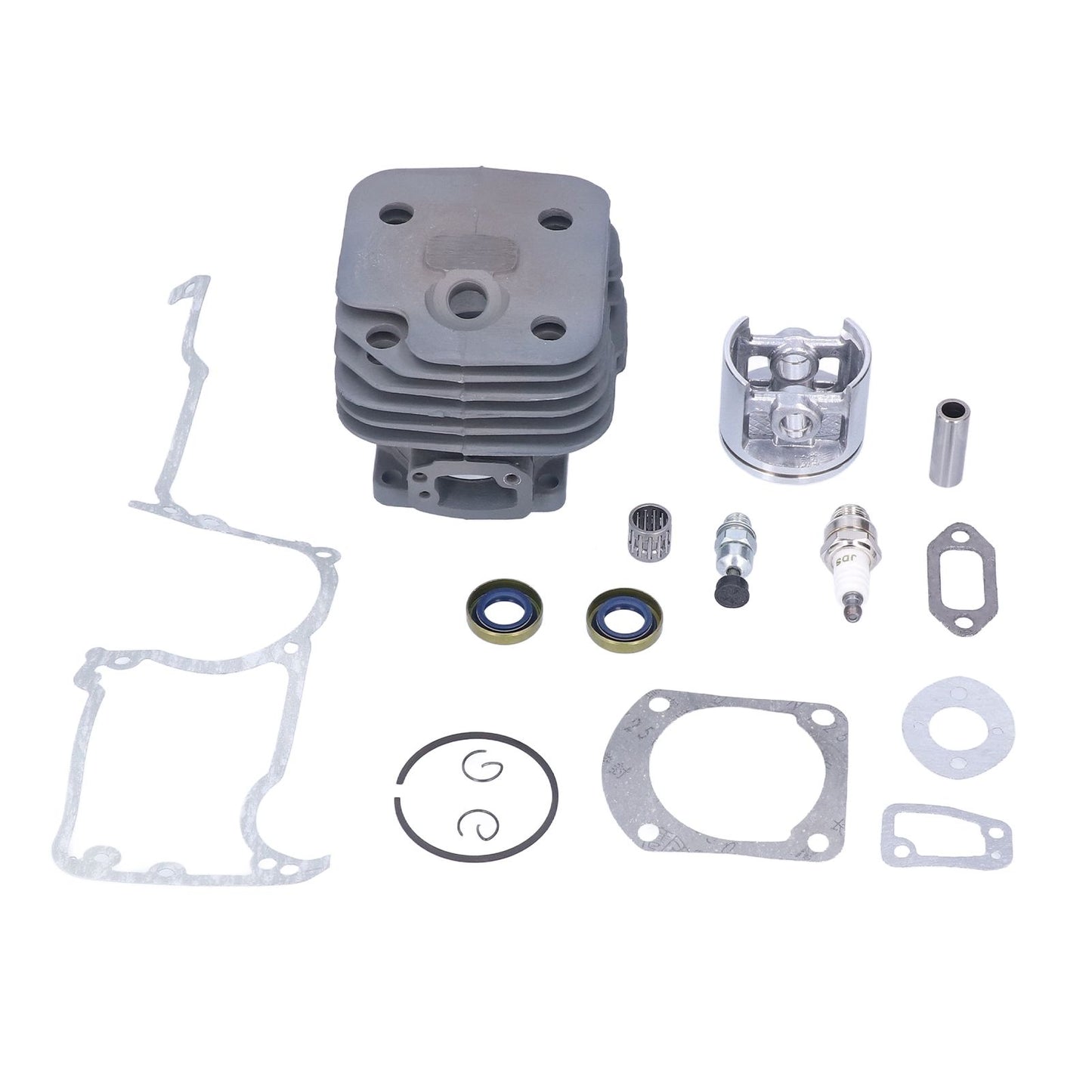 Chainsaw Cylinder Piston Kit Relief Valve Spark Plug 52mm Fit for Husqvarna 61 268 272 272XP V1294-YM0523-3111210396711