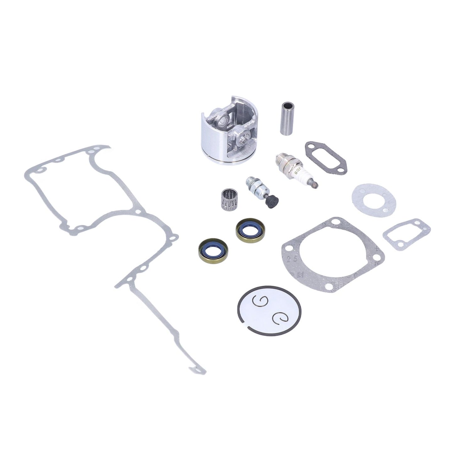 Chainsaw Cylinder Piston Kit Relief Valve Spark Plug 52mm Fit for Husqvarna 61 268 272 272XP V1294-YM0523-3111210396711