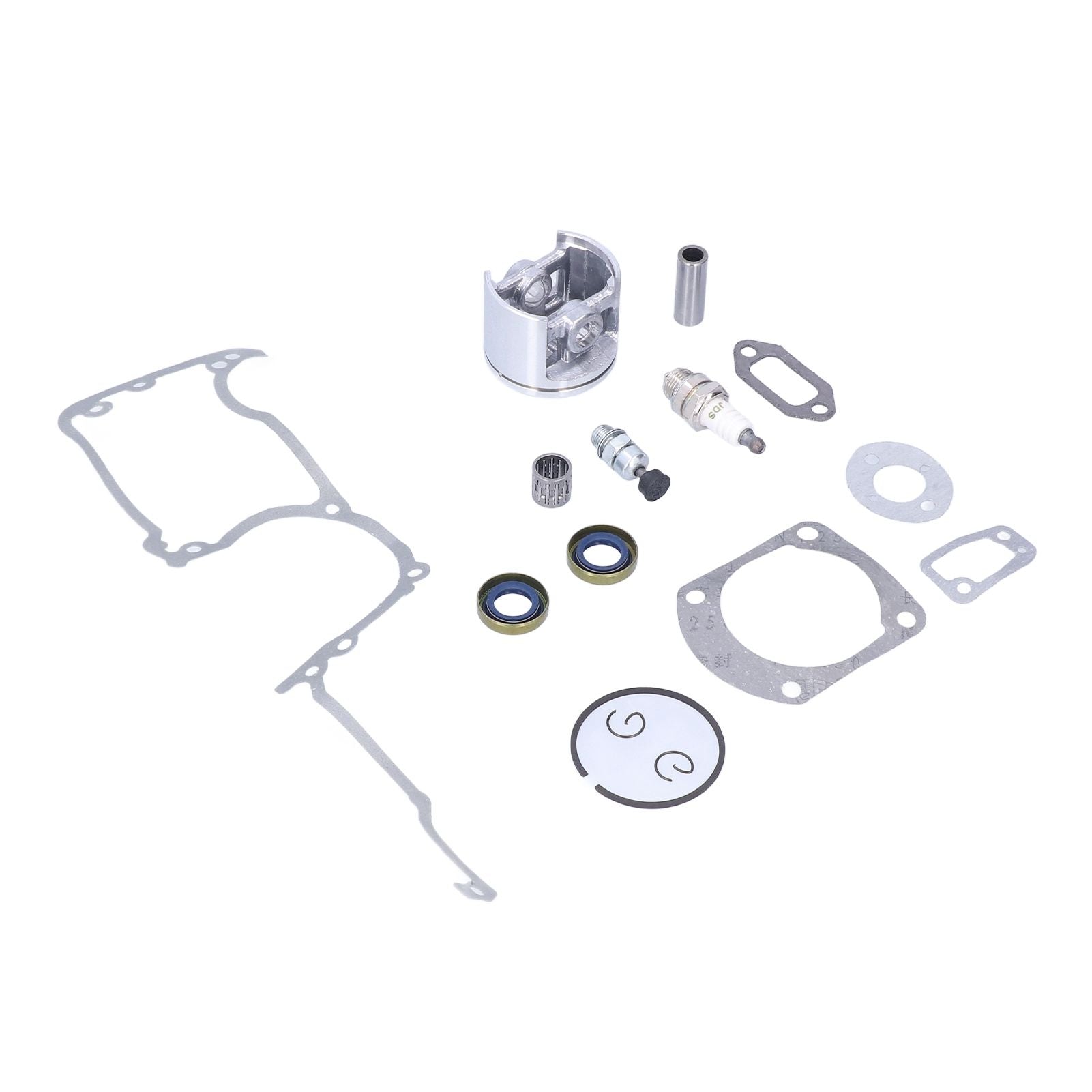 Chainsaw Cylinder Piston Kit Relief Valve Spark Plug 52mm Fit for Husqvarna 61 268 272 272XP V1294-YM0523-3111210396711