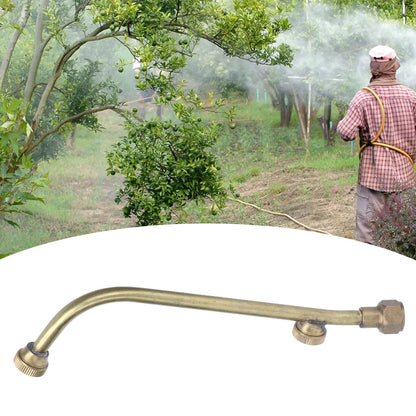 Garden Sprayer Nozzle Double Outlets Brass Agricultural Water Mist Atomizing Sprinkler G1/4 Inner Wire V1294-YM0523-3111210397211