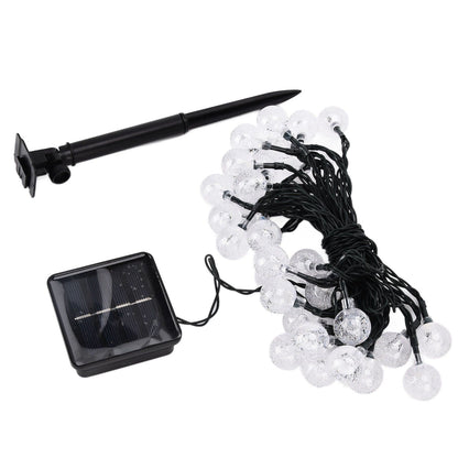 21ft 30LED Solar String Light Warm Waterproof Lamp String Light for Outdoor Yard Lawn Decor V1294-YM0523-3111210397711