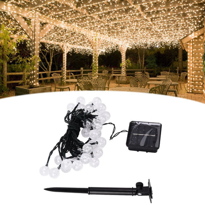 21ft 30LED Solar String Light Warm Waterproof Lamp String Light for Outdoor Yard Lawn Decor V1294-YM0523-3111210397711