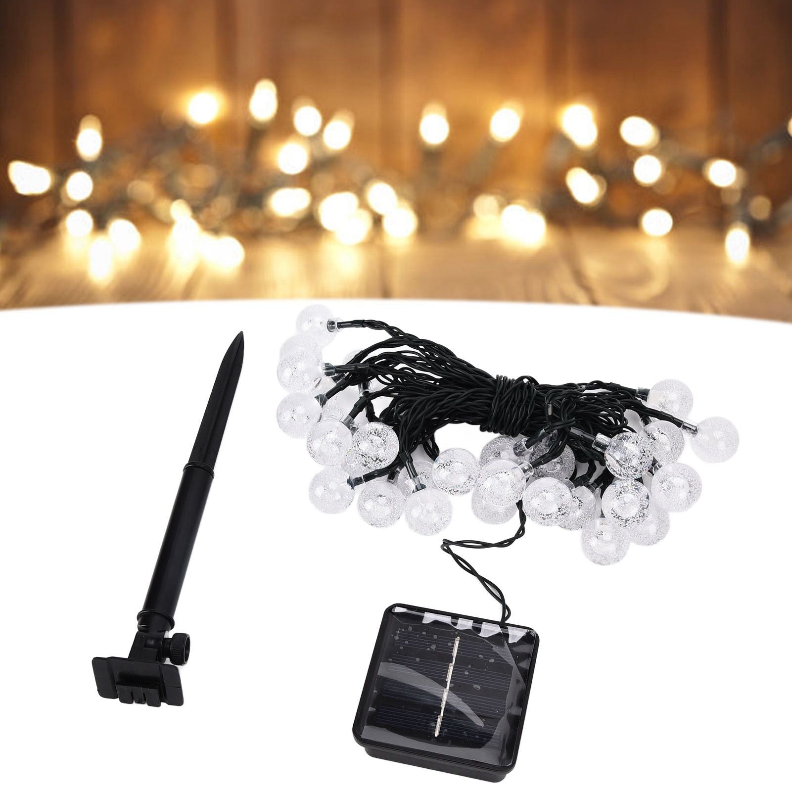 21ft 30LED Solar String Light Warm Waterproof Lamp String Light for Outdoor Yard Lawn Decor V1294-YM0523-3111210397711