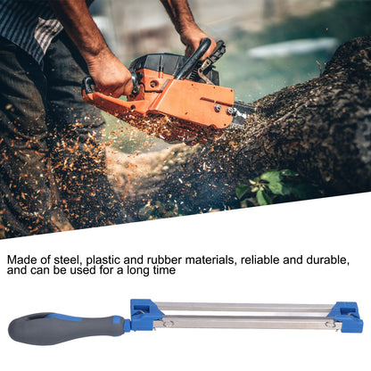 2 in 1 Chainsaw Sharpener Steel Chainsaw File 5/32 Inch Portable Easy Chain Saw Sharpener V1294-YM0523-3111210397811