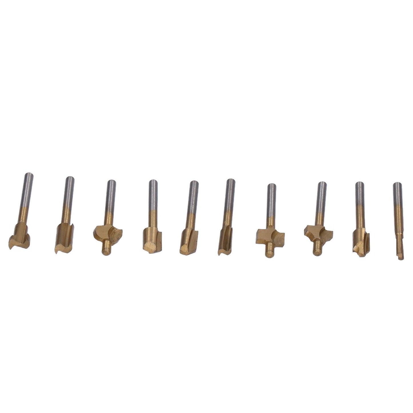 10pcs Carpentry Router Bits Carbide Rotary Burr Set for DIY Woodworking Carving Engraving Drilling V1294-YM0523-3111210398211