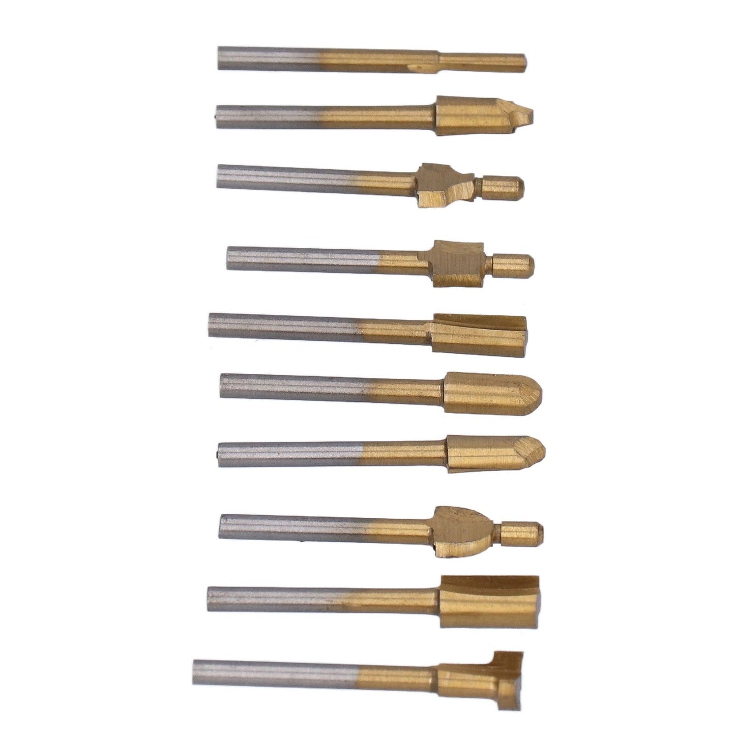 10pcs Carpentry Router Bits Carbide Rotary Burr Set for DIY Woodworking Carving Engraving Drilling V1294-YM0523-3111210398211