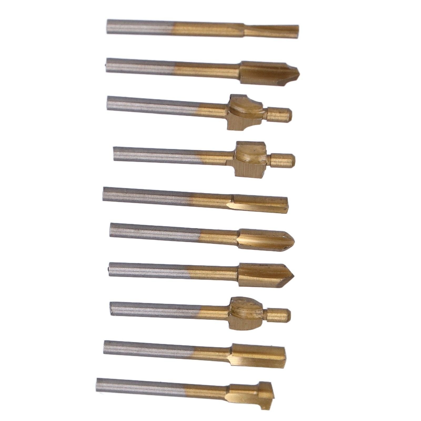 10pcs Carpentry Router Bits Carbide Rotary Burr Set for DIY Woodworking Carving Engraving Drilling V1294-YM0523-3111210398211