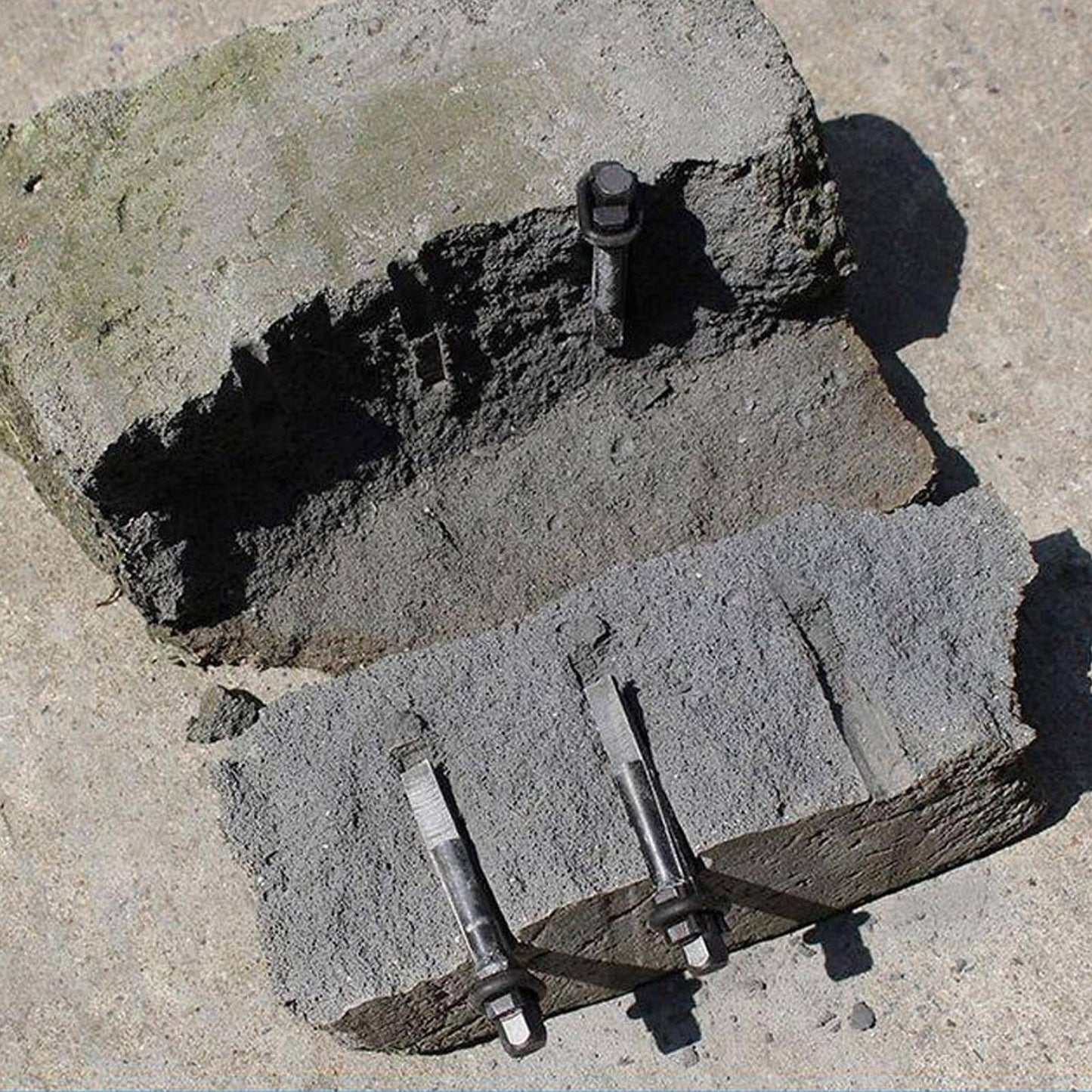 2PCS Heavy Duty Plug Wedges 14mm Stone Splitter High Speed Steel Rock Stone Splitter Splitting Tool V1294-YM0523-3111210398311