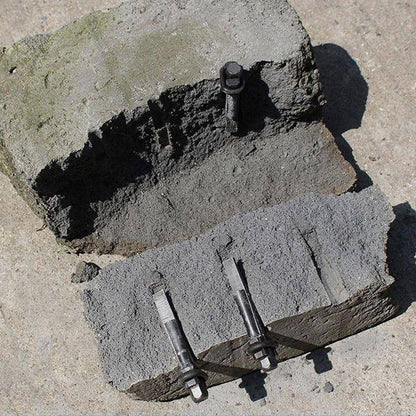 2PCS Heavy Duty Plug Wedges 14mm Stone Splitter High Speed Steel Rock Stone Splitter Splitting Tool V1294-YM0523-3111210398311