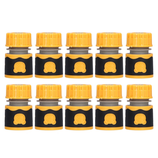 10Pcs Garden Quick Connector G1/2 Garden Faucet Water Hose Pipe Plastic Connector Quick Connect Garden Hose V1294-YM0523-3111210398611