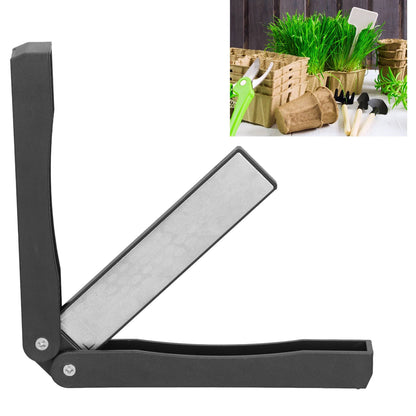 Knife Sharpener Double Sides Fan Shape Folding Mini Portable Whetstone for Outdoor Garden Farm Tools V1294-YM0523-3111210399111