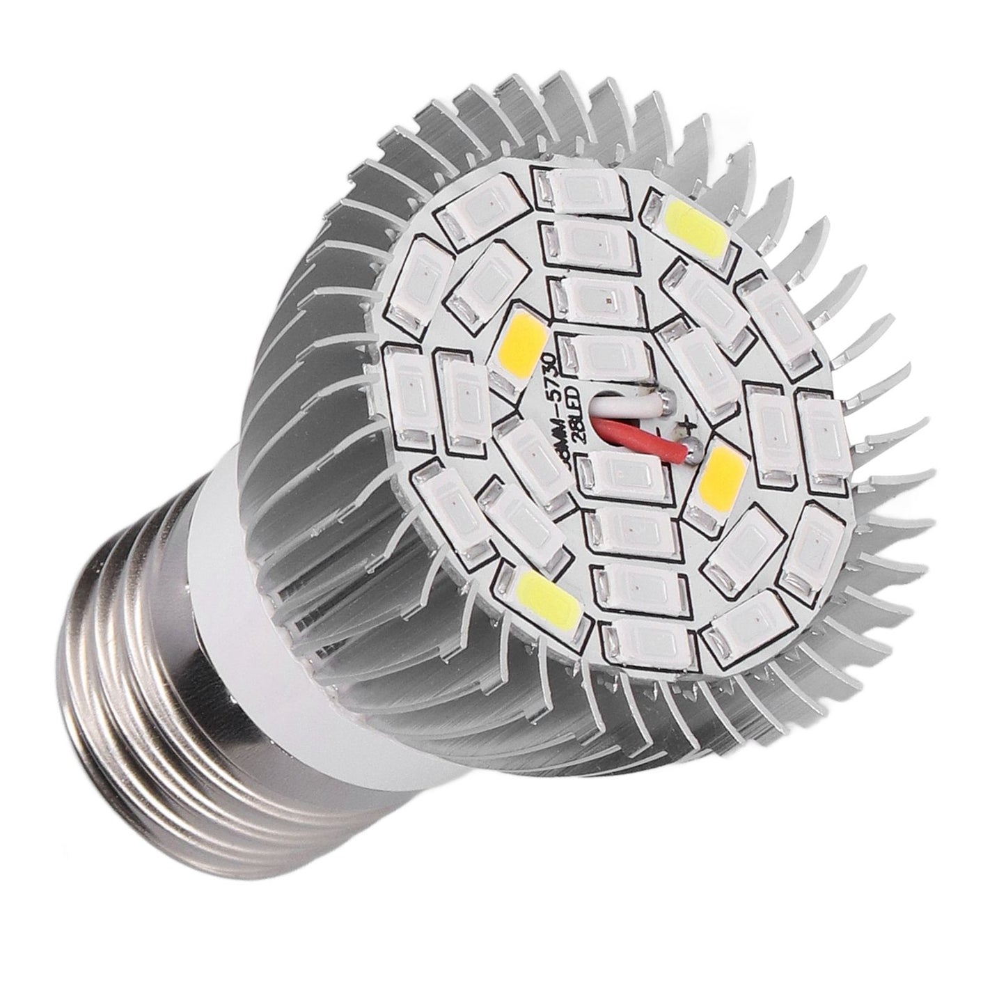 LED Grow Light Bulb Full Spectrum 28 LED E27 Socket Plant Light Bulb for Indoor Plants V1294-YM0523-3111210399811