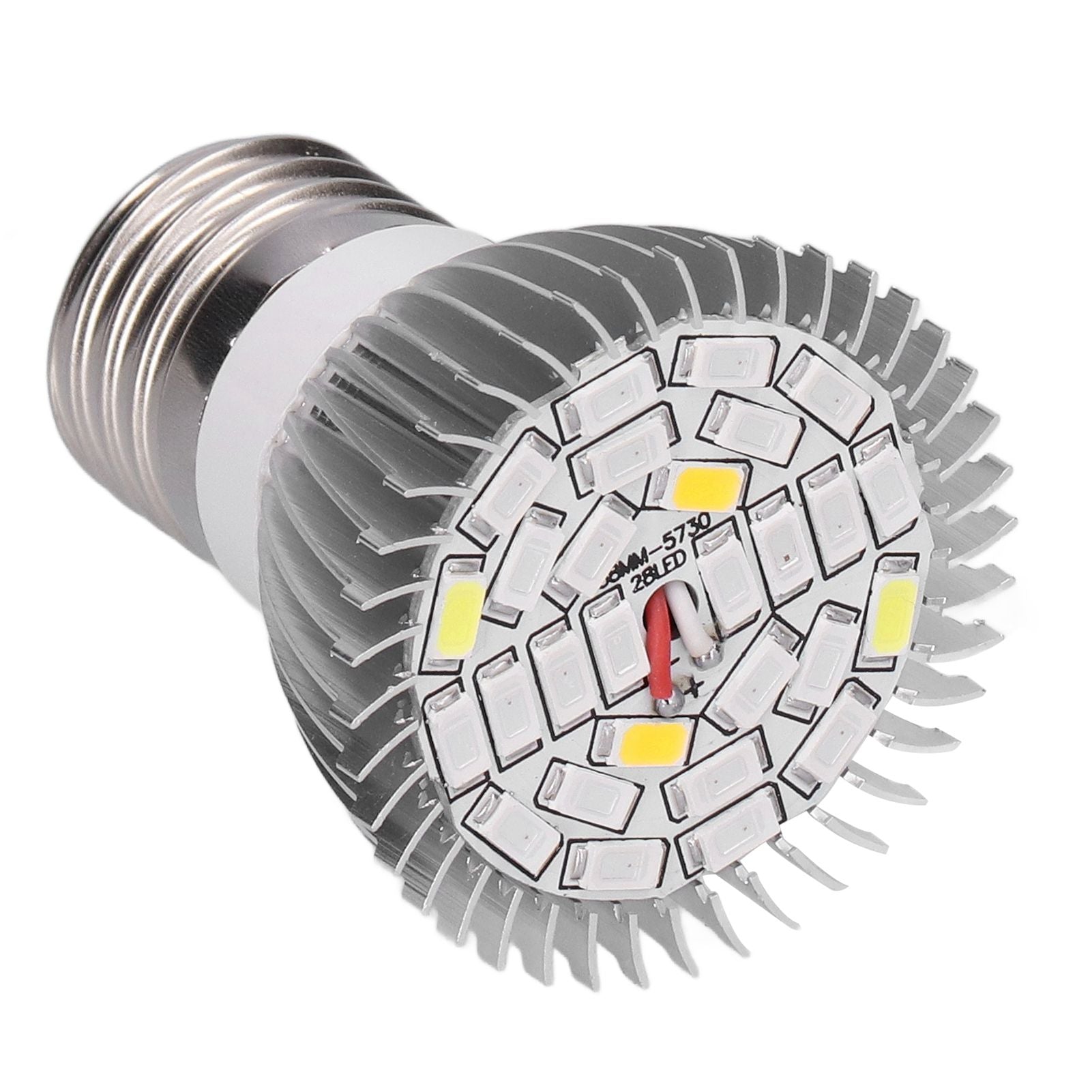 LED Grow Light Bulb Full Spectrum 28 LED E27 Socket Plant Light Bulb for Indoor Plants V1294-YM0523-3111210399811
