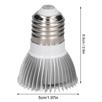 LED Grow Light Bulb Full Spectrum 28 LED E27 Socket Plant Light Bulb for Indoor Plants V1294-YM0523-3111210399811