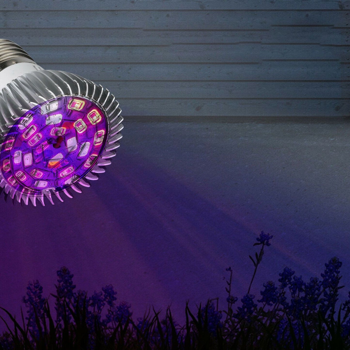 LED Grow Light Bulb Full Spectrum 28 LED E27 Socket Plant Light Bulb for Indoor Plants V1294-YM0523-3111210399811
