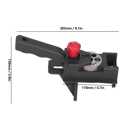Handheld Dowel Jig Multifunction Flexible Adjustable Lightweight Portable Punch Locator V1294-YM0523-3111210400611