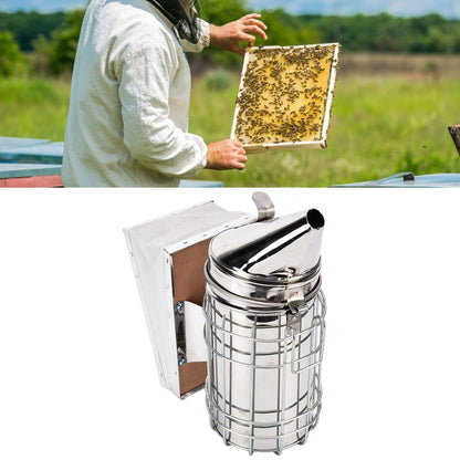 Beekeeping Starters Kit Beehive Smoker Wire Embedder Scraper Bee Brush Supplies Tools for Beekeepers V1294-YM0523-3111210401811