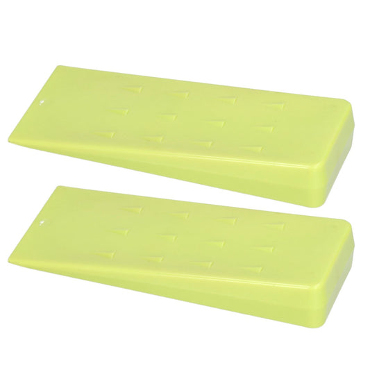 2 Pcs Chainsaw Wedges 8 Inch Green Chainsaw Felling Cutting Wedges Log Splitter Wedges V1294-YM0523-3111210402411