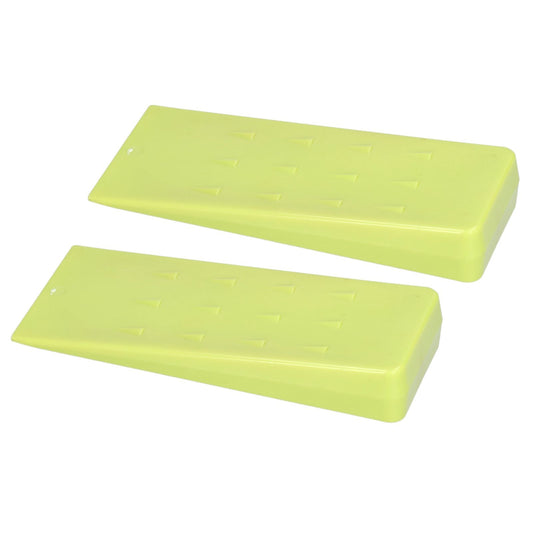 2 Pcs Chainsaw Wedges 8 Inch Green Chainsaw Felling Cutting Wedges Log Splitter Wedges V1294-YM0523-3111210402411