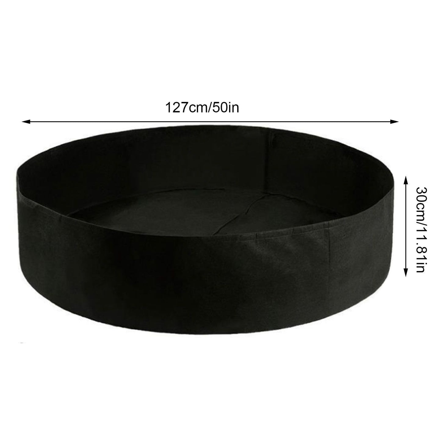 100 Gallon Round Planter Grow Bag Breathable Planting Container for Flowers Vegetables Fruits V1294-YM0523-3111210402611