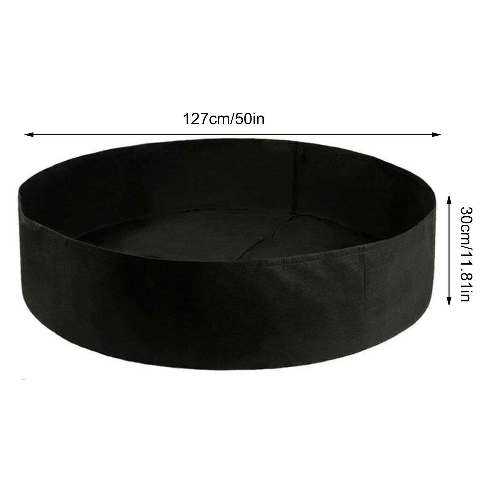 100 Gallon Round Planter Grow Bag Breathable Planting Container for Flowers Vegetables Fruits V1294-YM0523-3111210402611