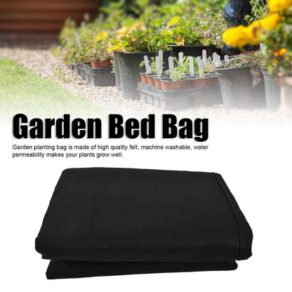 100 Gallon Round Planter Grow Bag Breathable Planting Container for Flowers Vegetables Fruits V1294-YM0523-3111210402611