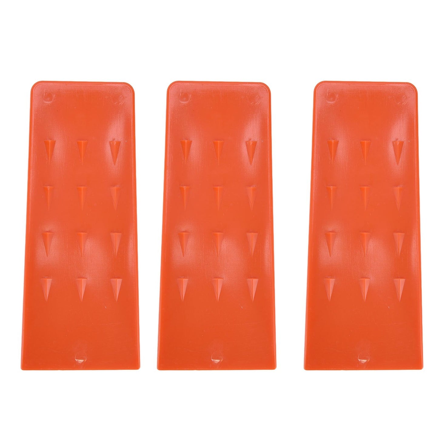 3pcs 8in Felling Wedges Spiked Plastic Safe Logging Tools for Chainsaws Tree Cutting V1294-YM0523-3111210402711