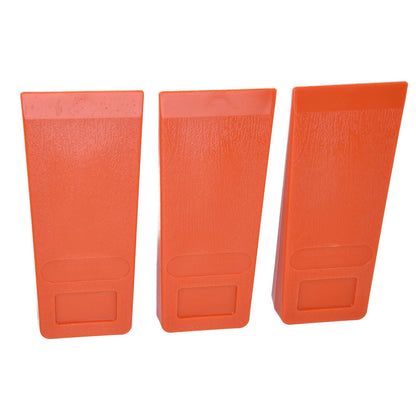 3pcs 8in Felling Wedges Spiked Plastic Safe Logging Tools for Chainsaws Tree Cutting V1294-YM0523-3111210402711