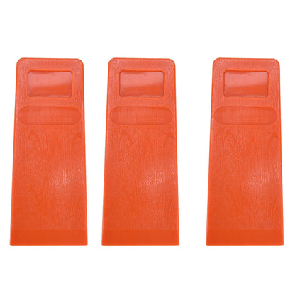 3pcs 8in Felling Wedges Spiked Plastic Safe Logging Tools for Chainsaws Tree Cutting V1294-YM0523-3111210402711
