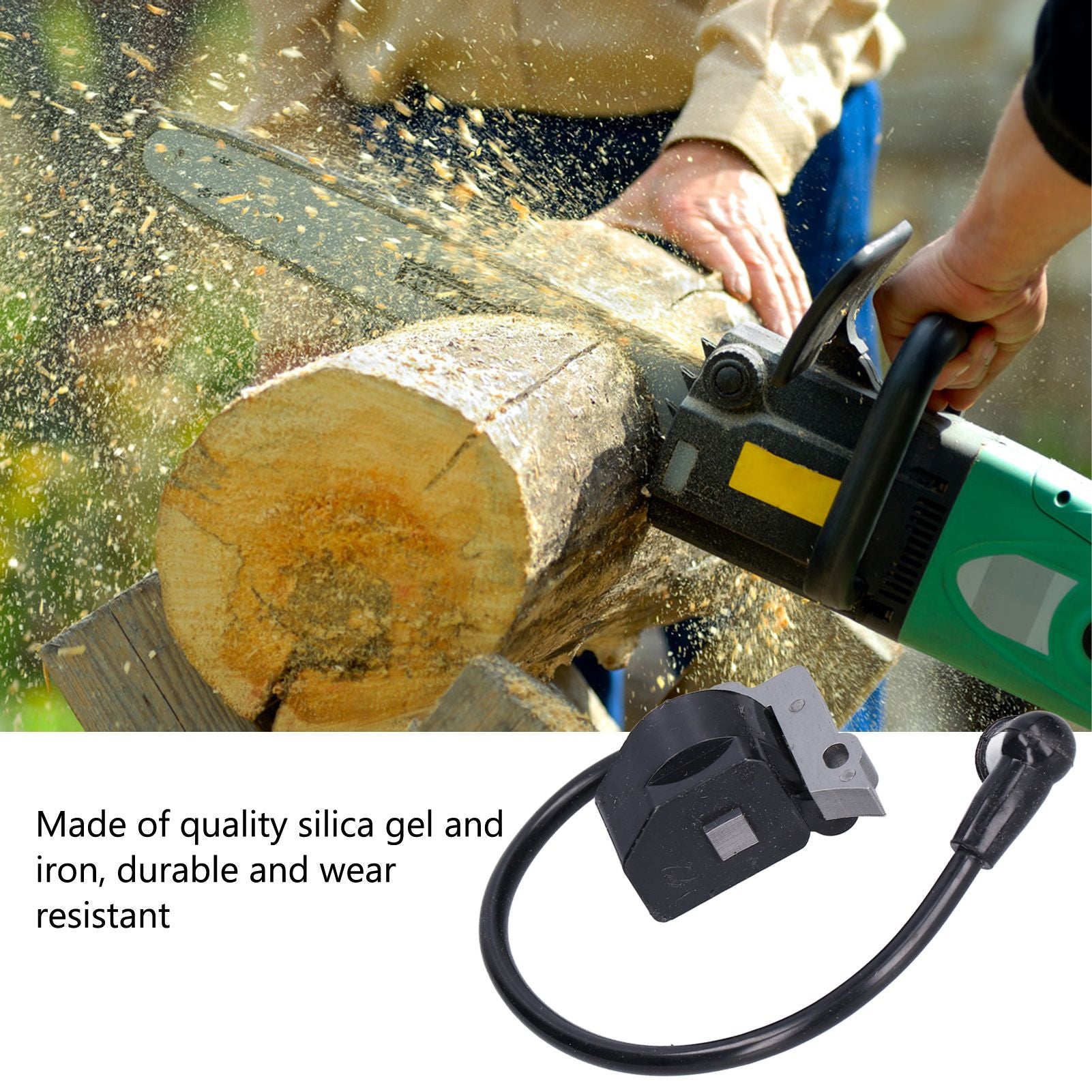 Gasoline Chain Saw Ignition Coil Replacement Fit for McCULLOCH MAC 320 / 4-20XT / 3-14XT / CAT 335 V1294-YM0523-3111210403111