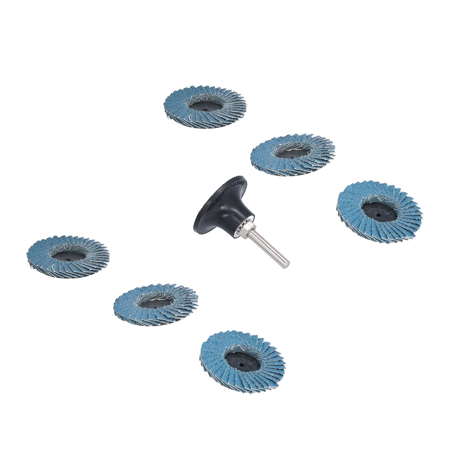 31PCS 2in/5cm Flat Flap Disc 40/60/80 Grits Blue Zirconia Alumina for Grinding Blending Sanding V1294-YM0523-3111210403811