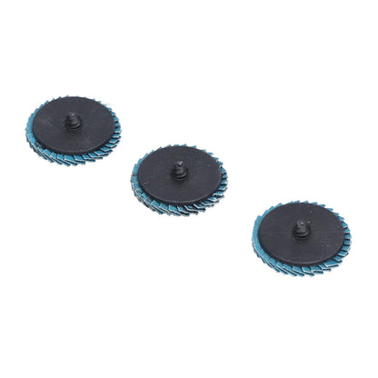 31PCS 2in/5cm Flat Flap Disc 40/60/80 Grits Blue Zirconia Alumina for Grinding Blending Sanding V1294-YM0523-3111210403811