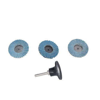 31PCS 2in/5cm Flat Flap Disc 40/60/80 Grits Blue Zirconia Alumina for Grinding Blending Sanding V1294-YM0523-3111210403811