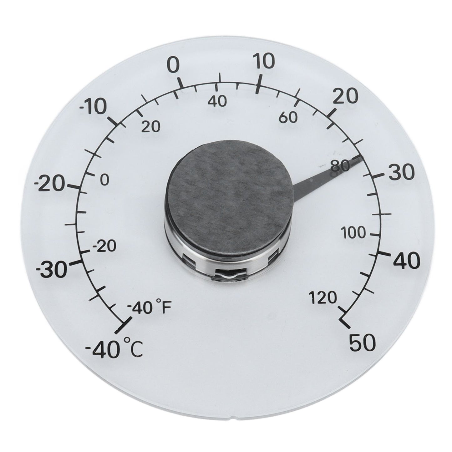 Outdoor Thermometer Adhesive Transparent Waterproof Door Window Temperature Meter for Farm Home V1294-YM0523-3111210404611