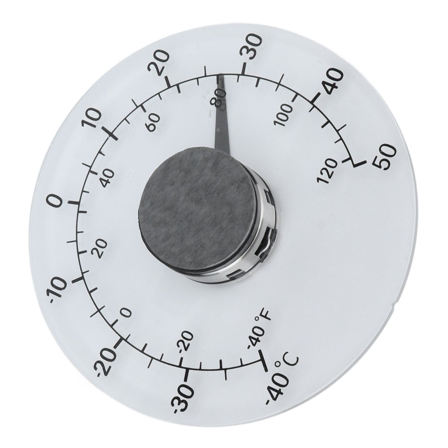 Outdoor Thermometer Adhesive Transparent Waterproof Door Window Temperature Meter for Farm Home V1294-YM0523-3111210404611