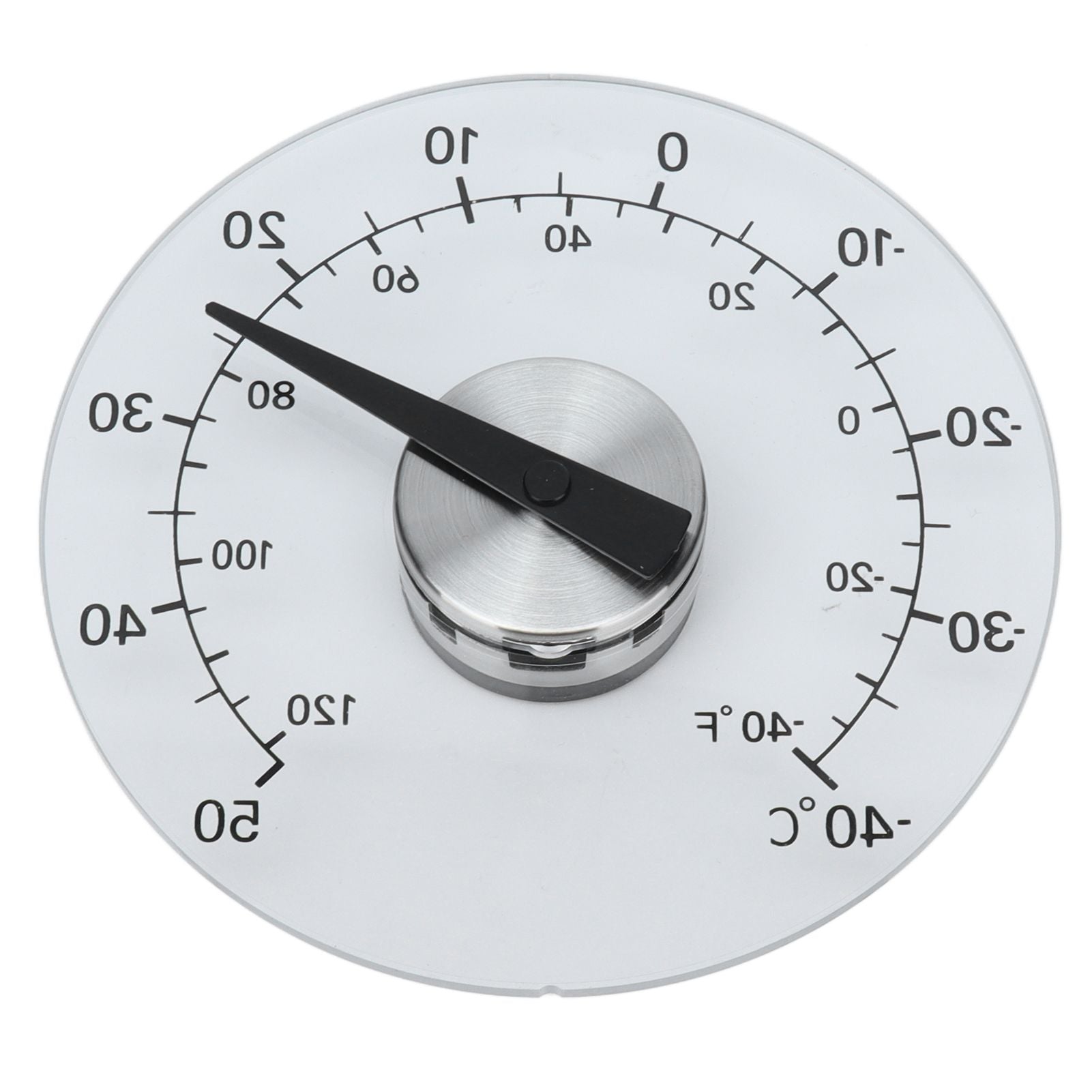 Outdoor Thermometer Adhesive Transparent Waterproof Door Window Temperature Meter for Farm Home V1294-YM0523-3111210404611