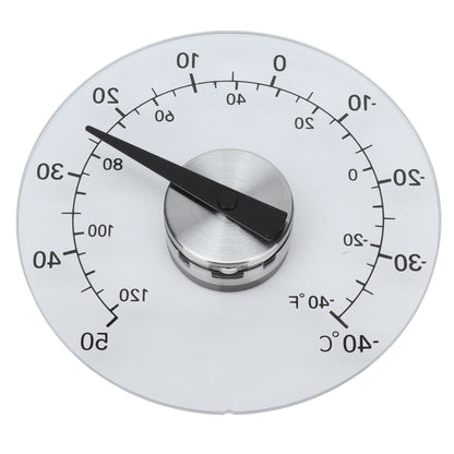 Outdoor Thermometer Adhesive Transparent Waterproof Door Window Temperature Meter for Farm Home V1294-YM0523-3111210404611