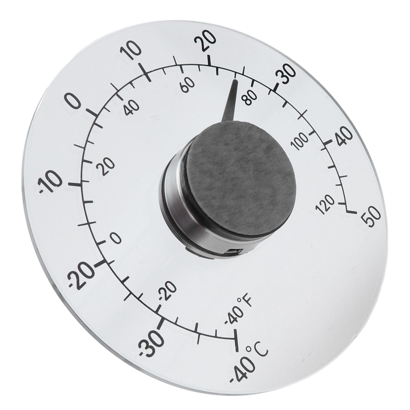 Outdoor Thermometer Adhesive Transparent Waterproof Door Window Temperature Meter for Farm Home V1294-YM0523-3111210404611