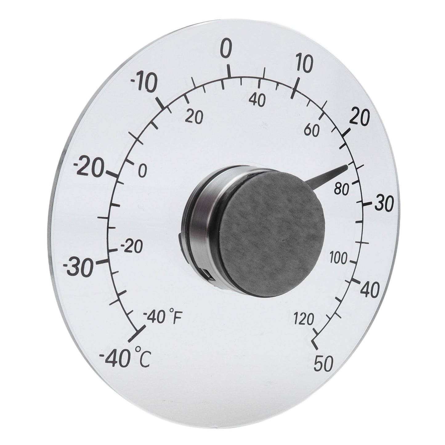 Outdoor Thermometer Adhesive Transparent Waterproof Door Window Temperature Meter for Farm Home V1294-YM0523-3111210404611
