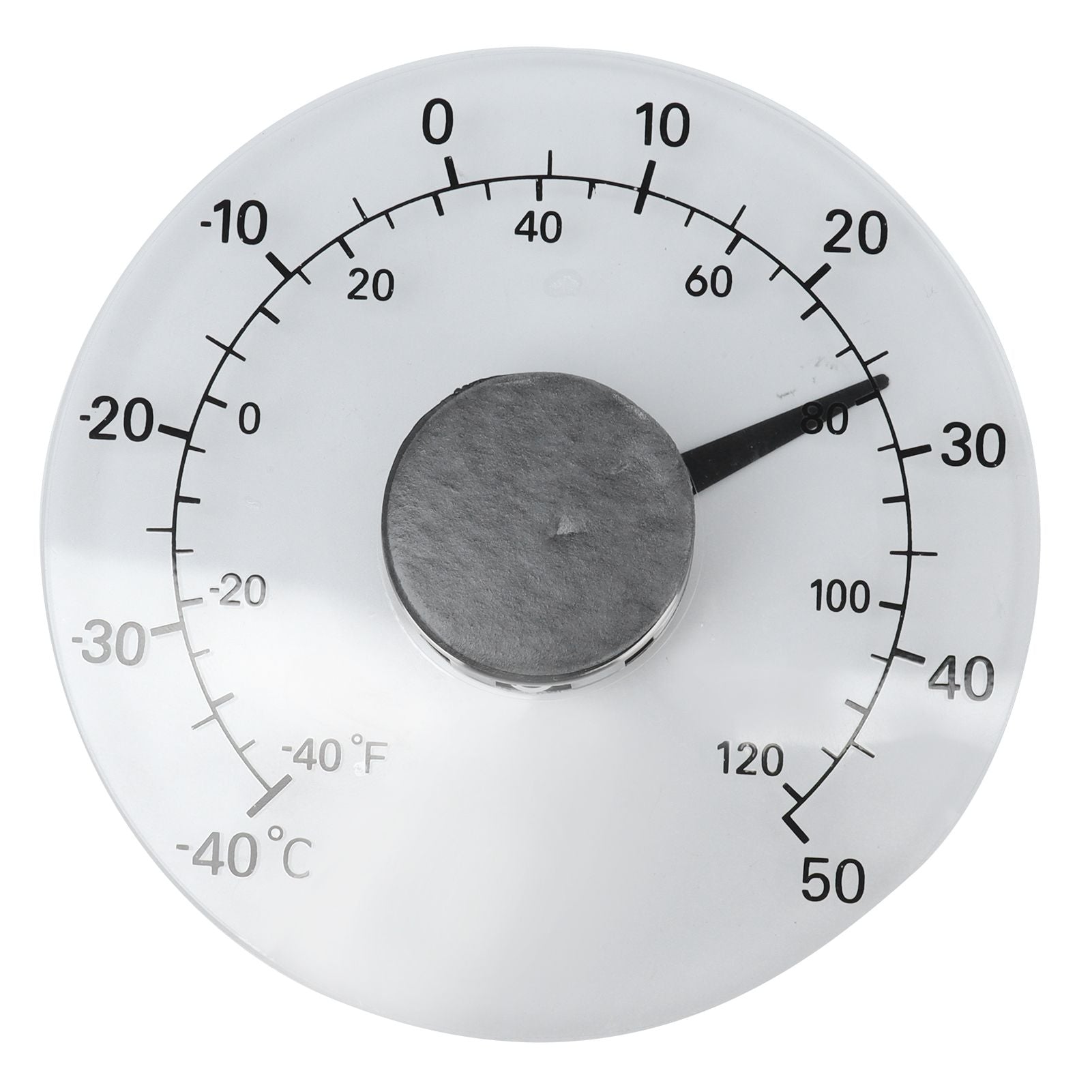 Outdoor Thermometer Adhesive Transparent Waterproof Door Window Temperature Meter for Farm Home V1294-YM0523-3111210404611