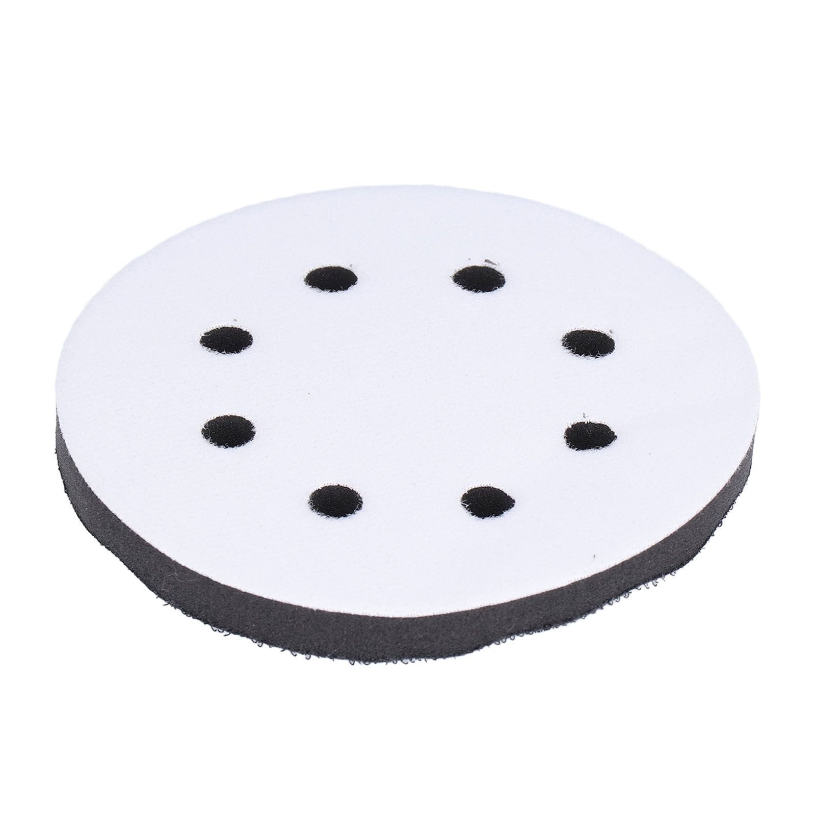 5 Inch 8 Holes Hook and Loop Soft Sponge Cushion Density Interface Pads for for Sanding Machine Tray V1294-YM0523-3111210404811