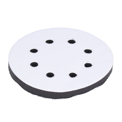 5 Inch 8 Holes Hook and Loop Soft Sponge Cushion Density Interface Pads for for Sanding Machine Tray V1294-YM0523-3111210404811
