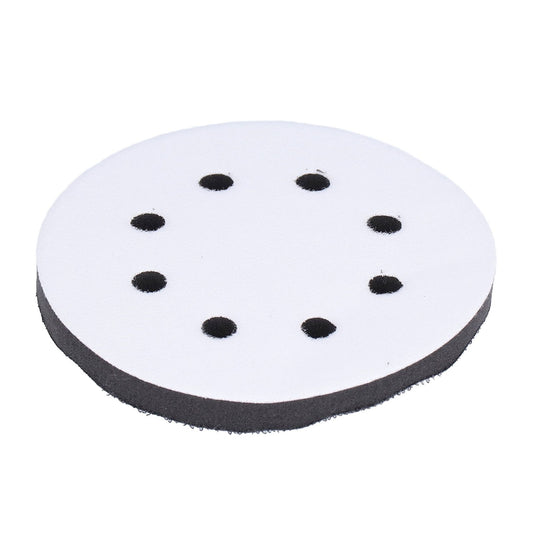 5 Inch 8 Holes Hook and Loop Soft Sponge Cushion Density Interface Pads for for Sanding Machine Tray V1294-YM0523-3111210404811