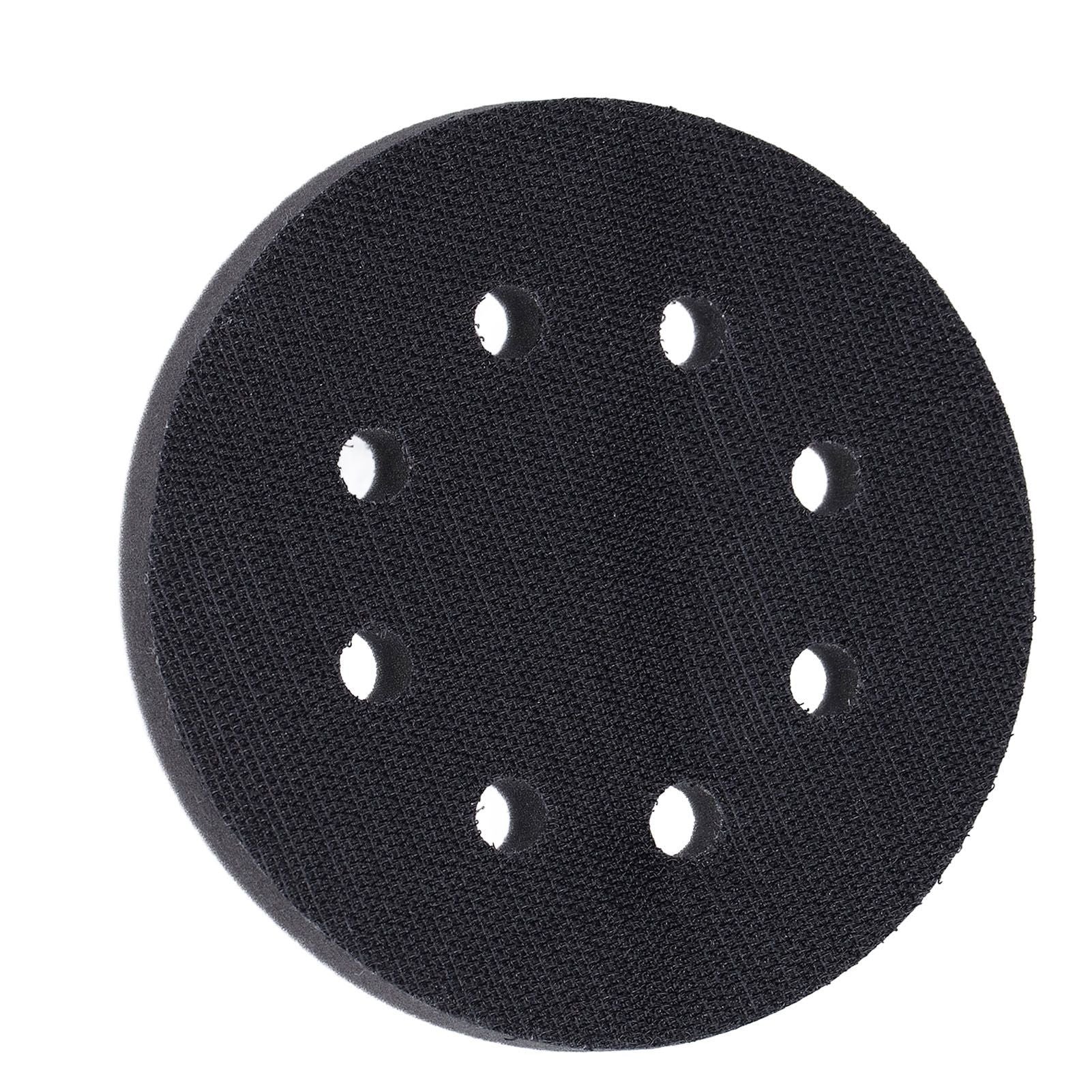 5 Inch 8 Holes Hook and Loop Soft Sponge Cushion Density Interface Pads for for Sanding Machine Tray V1294-YM0523-3111210404811