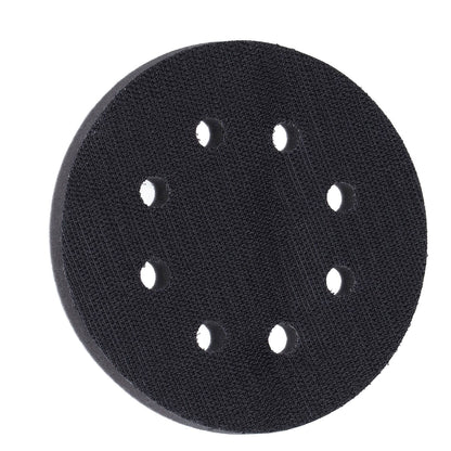5 Inch 8 Holes Hook and Loop Soft Sponge Cushion Density Interface Pads for for Sanding Machine Tray V1294-YM0523-3111210404811