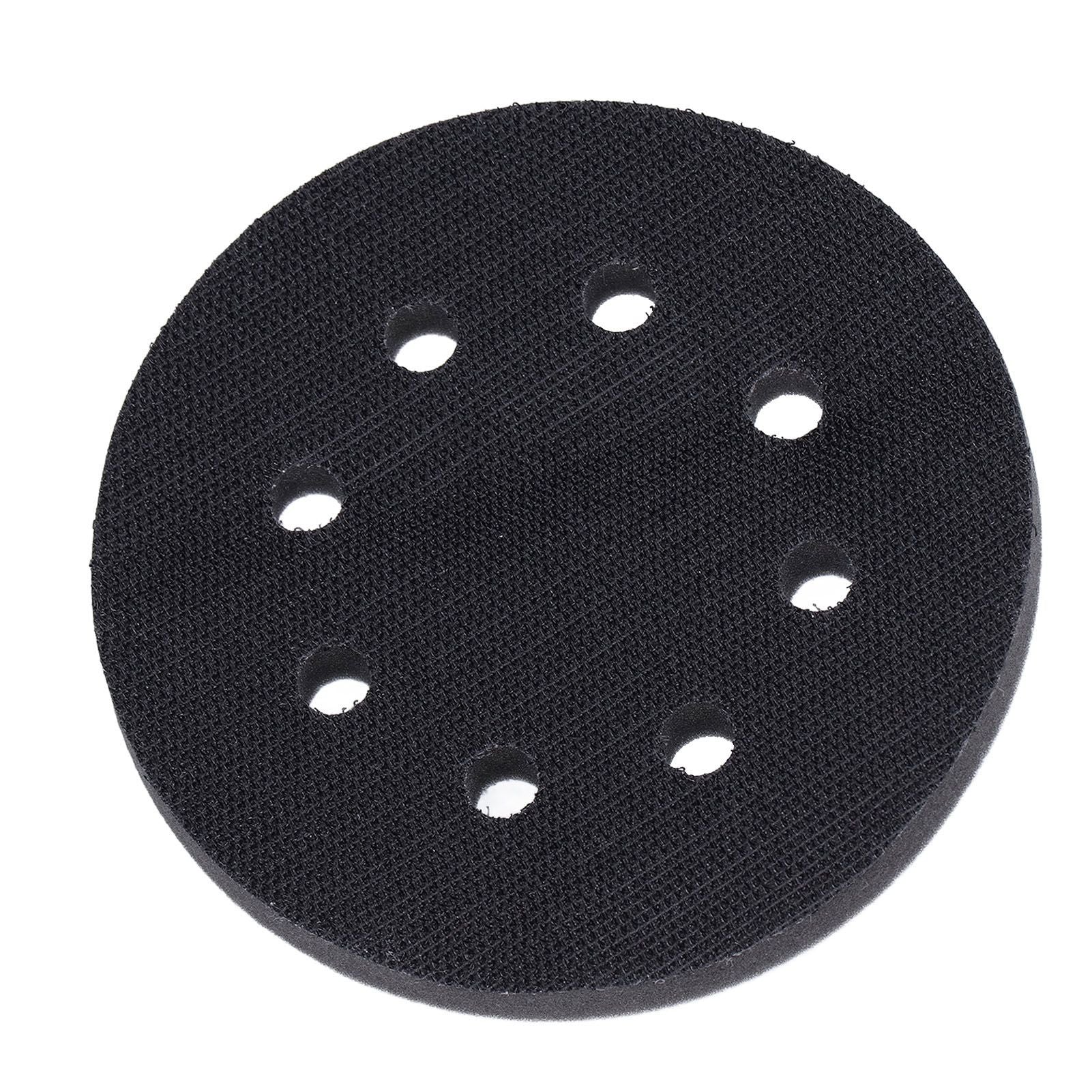 5 Inch 8 Holes Hook and Loop Soft Sponge Cushion Density Interface Pads for for Sanding Machine Tray V1294-YM0523-3111210404811