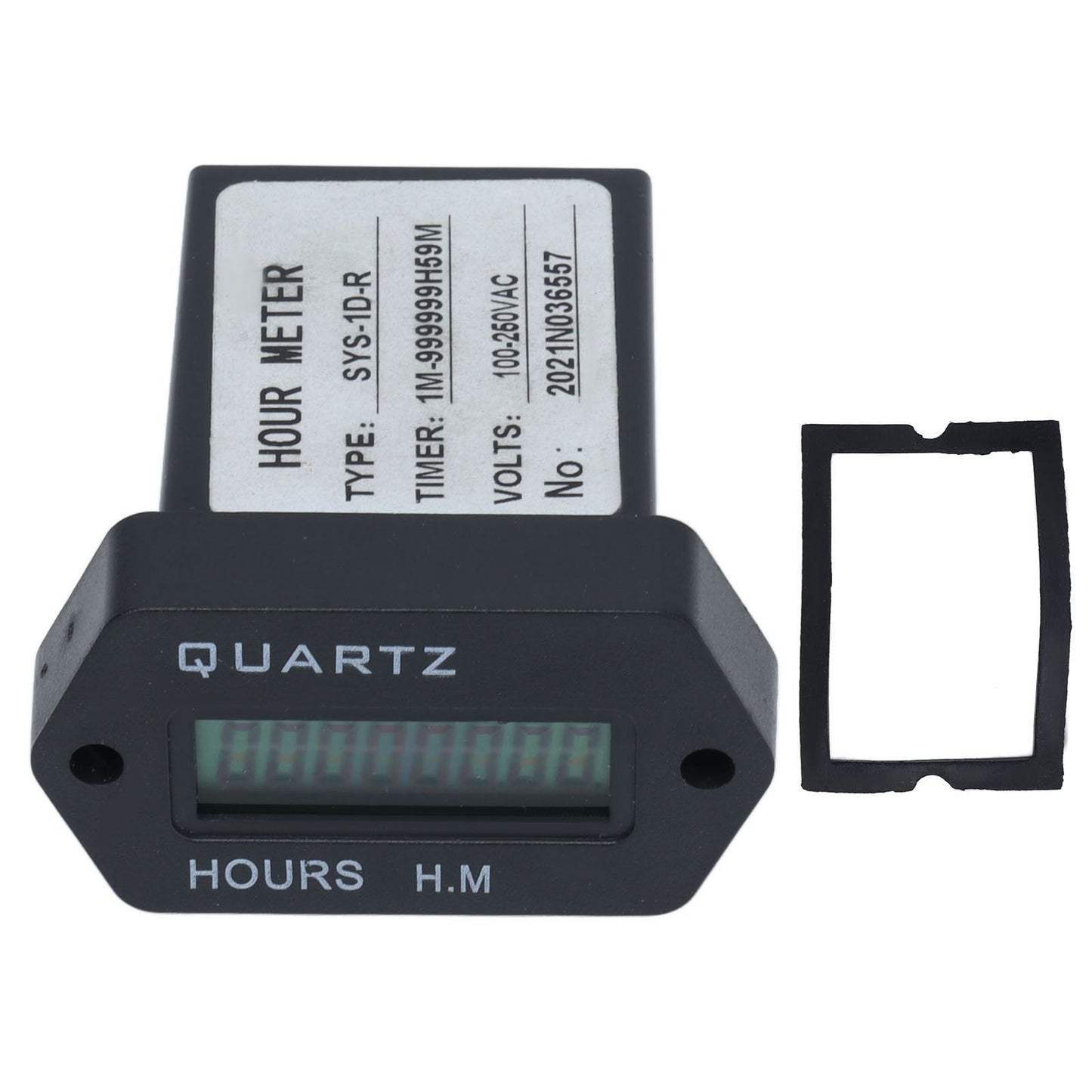 Industrial Time Counter Stable High Accuracy Digital Display Timer With Rubber Ring for Generator Excavator V1294-YM0523-3111210405011