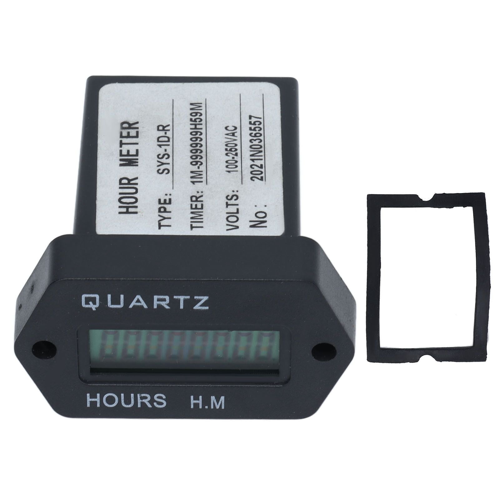 Industrial Time Counter Stable High Accuracy Digital Display Timer With Rubber Ring for Generator Excavator V1294-YM0523-3111210405011