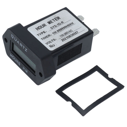 Industrial Time Counter Stable High Accuracy Digital Display Timer With Rubber Ring for Generator Excavator V1294-YM0523-3111210405011